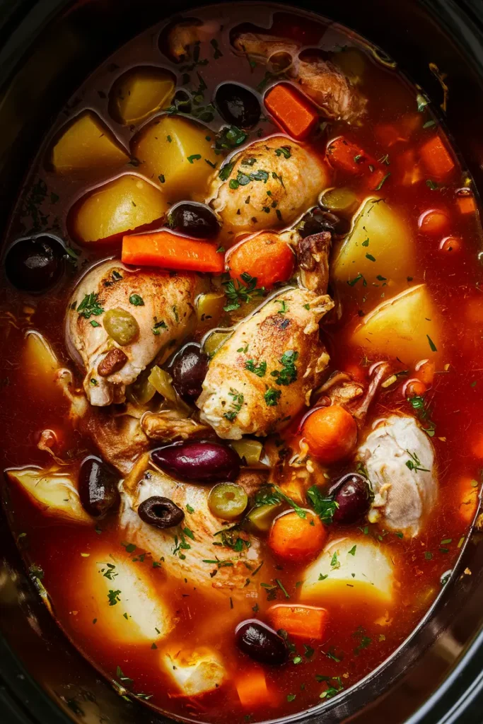 30 Mediterranean Crockpot Recipes 4 Mediterranean Chicken Stew