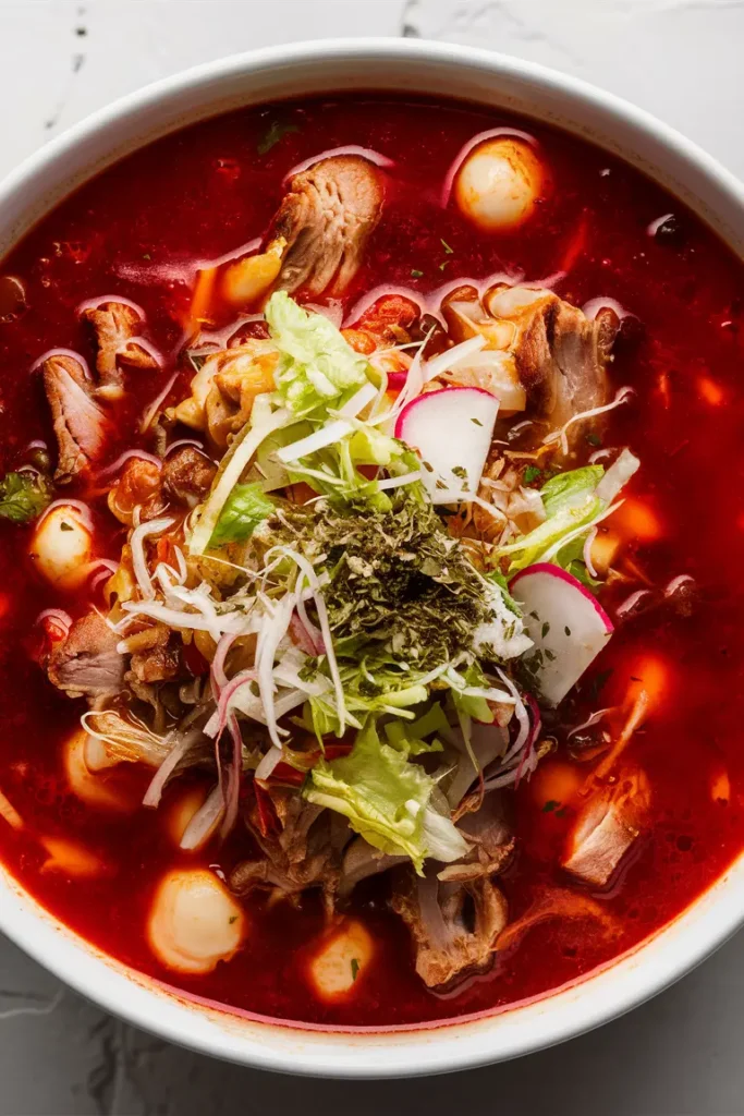 32 Mexican Crockpot Recipes 4 Pozole Rojo