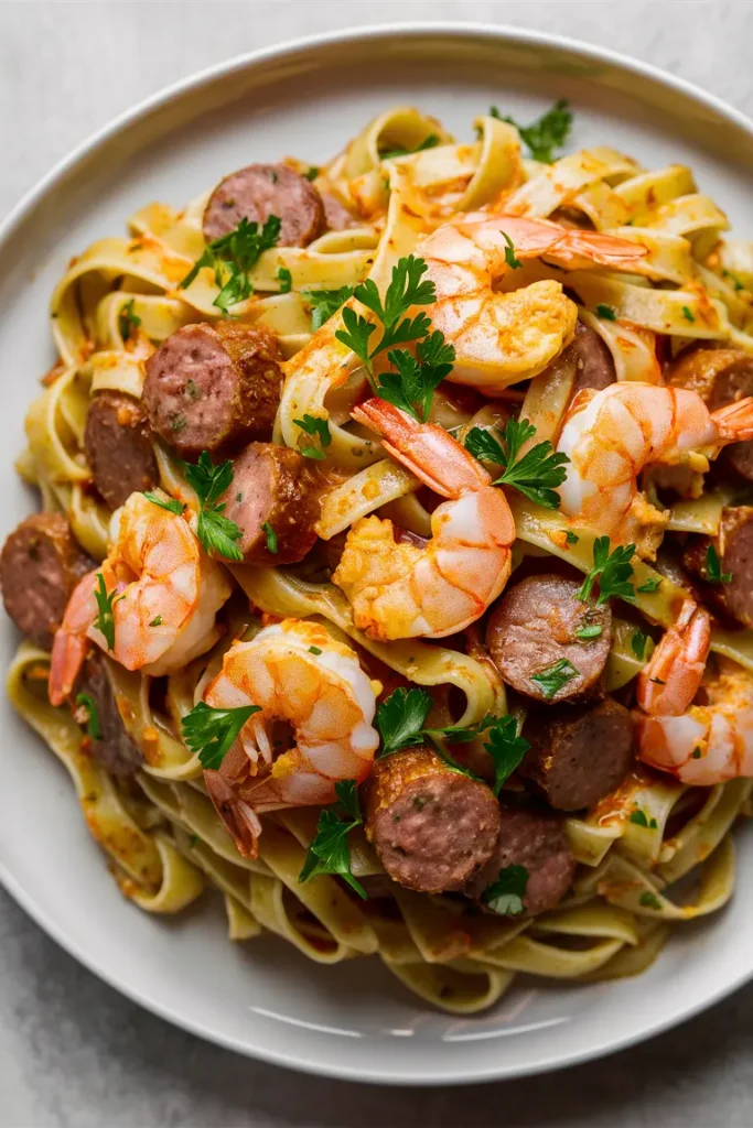 Shrimp and Sausage Pasta
