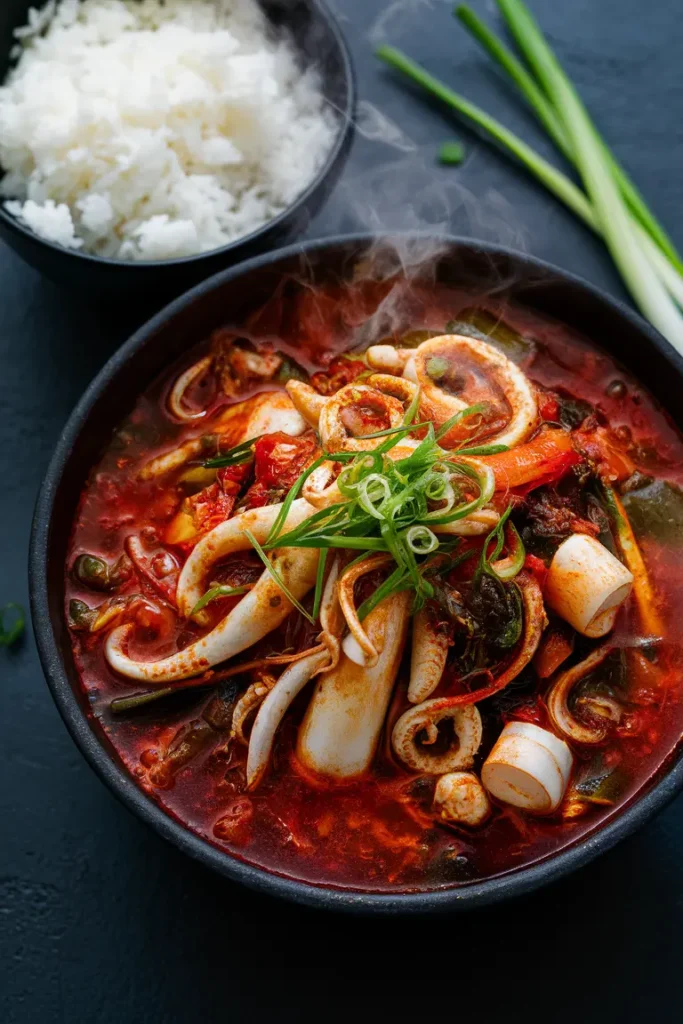 Spicy Squid Stew Ojingeo Jjigae