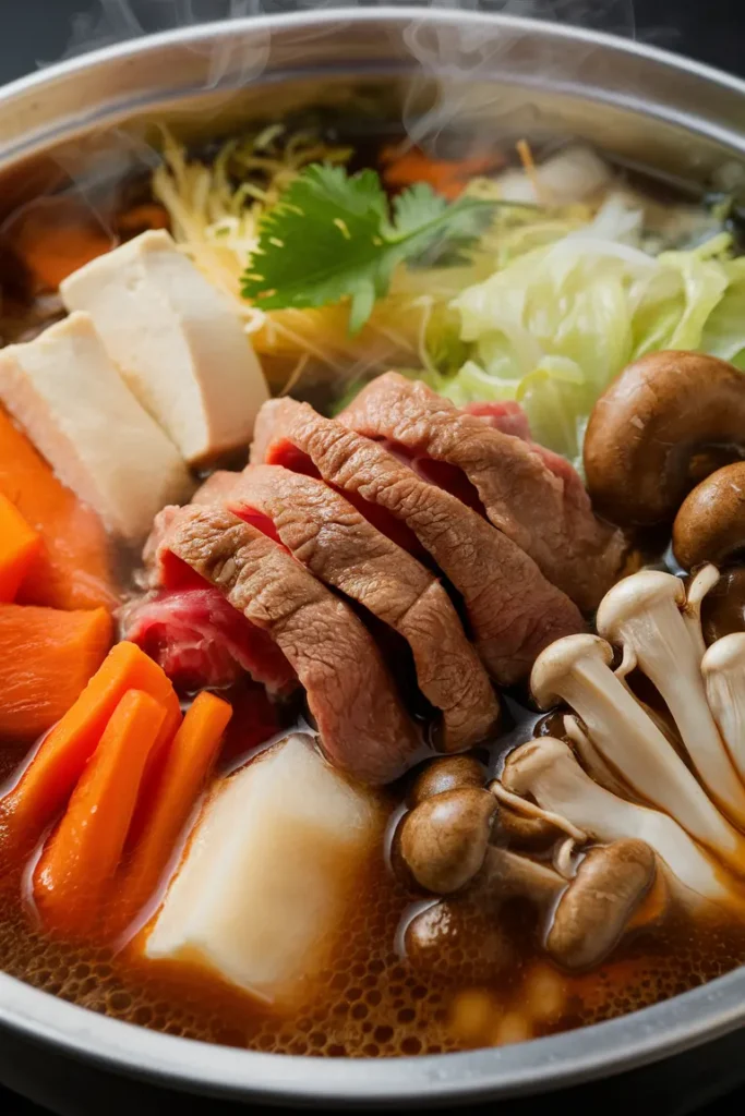 20+ Easy Crockpot Japanese Recipes 6 Sukiyaki