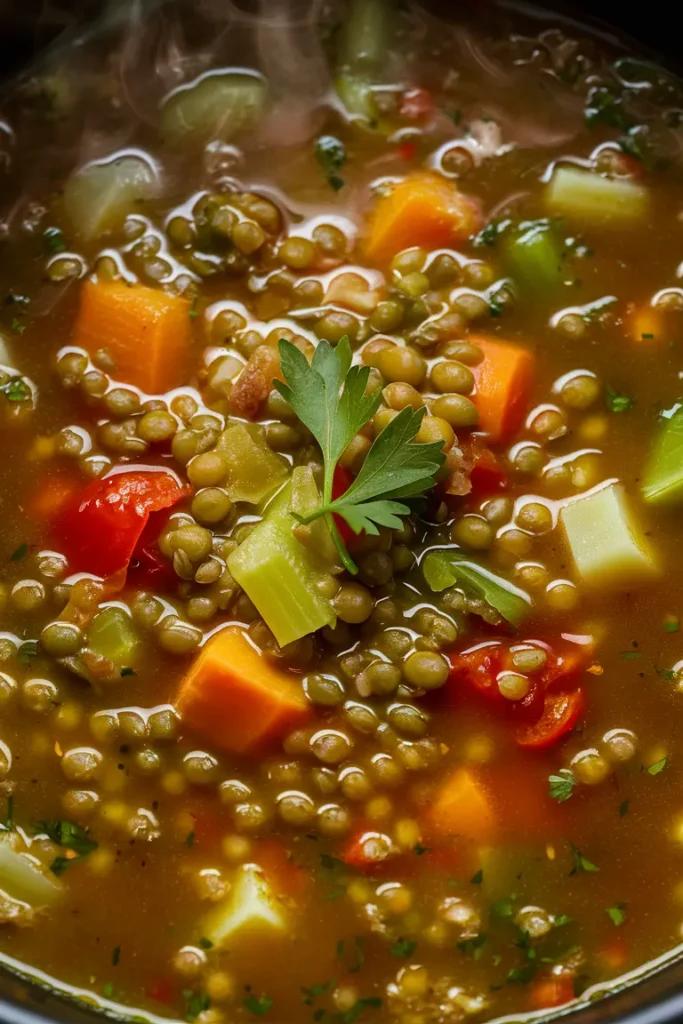 27 Easy 2 Quart Crockpot Soup Recipes 5 Vegetarian Lentil Soup
