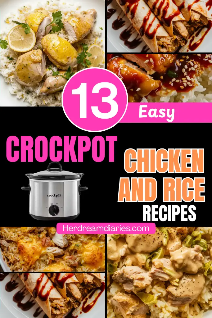 13 Easy Crockpot Chicken And Rice Recipes 2 13 Easy Crockpot Chicken And Rice Recipes