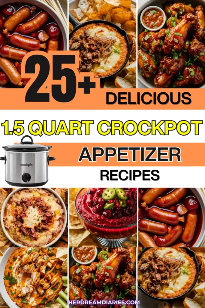 25+ Delicious 1.5 Quart Crockpot Appetizer Recipes 2 25 Delicious 1.5 Quart Crockpot Appetizer Recipes