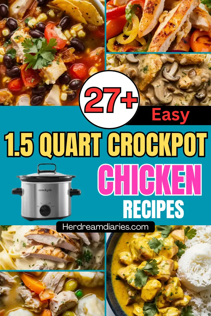 27+ Easy 1.5 Quart Crockpot Chicken Recipes 2 27 Easy 1.5 Quart Crockpot Chicken Recipes