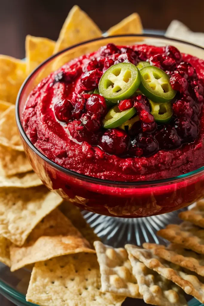 25+ Delicious 1.5 Quart Crockpot Appetizer Recipes 7 Cranberry and Jalapeno Dip