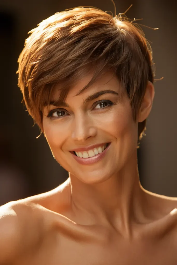 70s Disco Hairstyles - 25+ Perfect Ways For Perfect Disco Hair 17 Feathered Pixie 2