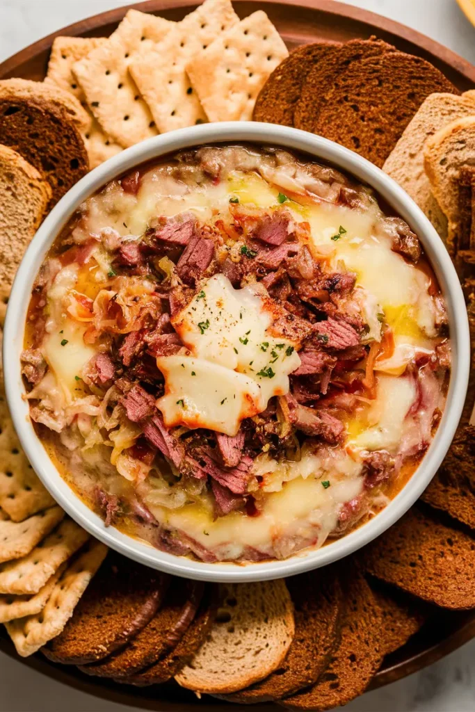 25+ Delicious 1.5 Quart Crockpot Appetizer Recipes 4 Reuben Dip