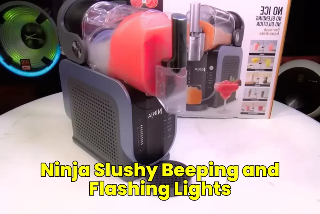 Ninja Slushy Beeping and Flashing Lights